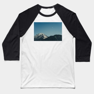 Early Morning Dolomites Mountain Baseball T-Shirt